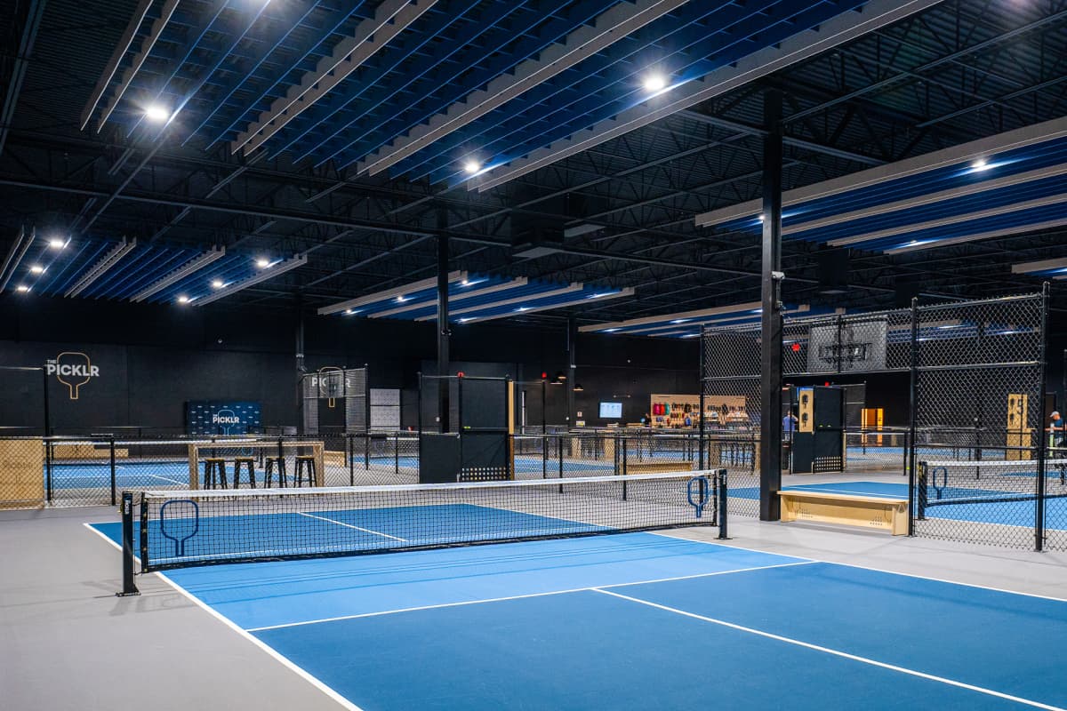 Pro-grade overhead court lighting